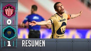 Necaxa 0-1 Pumas UNAM | Resumen | Liga BBVA MX