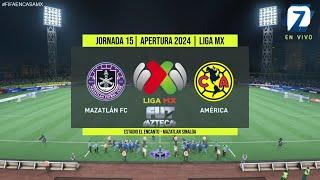 Mazatlán vs América | Jornada 15 LIGA BBVA MX | Apertura 2024 FIFA22