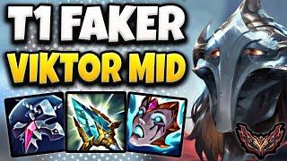 T1 Faker Viktor vs Leblanc [ MID ] Patch 25.8 Korea Grandmaster 