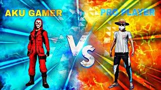 Aku Gamer vs Pro Player Best Clash Battle Who Will Win Must Watch Gameplay - Garena Free Fire