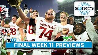 Can Indiana FLIP THE SCRIPT vs. Michigan?  Final Week 11 Football Previews | B1G Today