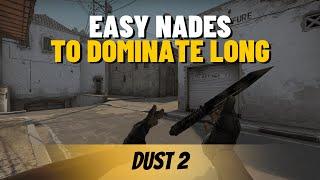 YOU NEED THIS NADES TO DOMINATE LONG ON DUST 2