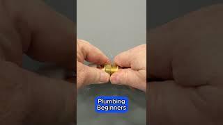 Plumbing for beginners DIY plumbing tips copper pipes and remove a nut. Olive remover. #plumber