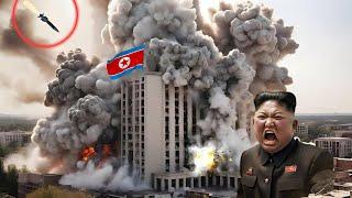 TODAY'S GREAT TRAGEDY! NORTH KOREA'S Presidential Palace Destroyed by US Hypersonic Missile