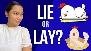 When to Use "Lie" and "Lay" in a Sentence