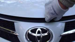 How to open bonnet or hood Toyota RAV4. Years 2013 to 2019.