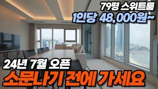 79평 스위트룸이 1인당 5만 원도 안 한다고? 가성비 오션뷰 호텔 해운대 뉴시즈에서 부산여행 풀코스 즐기는 법 입소문나기 전에 얼른 예약하세요