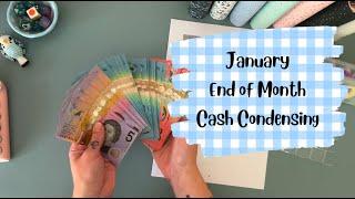 End Of Month Totals - January - How did we do? | Aussie Cash Stuffing | Debt Journey | Budgeting