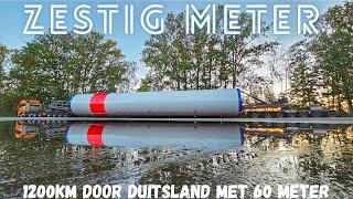 OVERSIZE TRANSPORT! #14  Met een torendeel 1200KM door Duitsland!