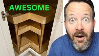 Reacting To The Best & Worst Corner Cabinet Ideas!