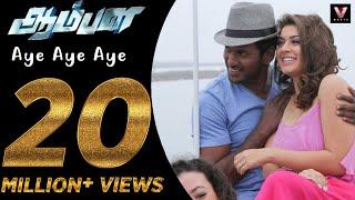 Aye Aye Aye - Official Video Song | Aambala | Vishal,Hansika | Sundar C | Hiphop Tamizha