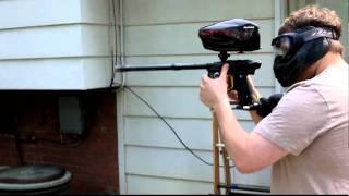 Josh Shoots Paintball Marker - Trigger View