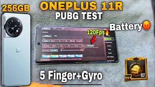 ONEPLUS 11R Pubg Test 120Fps !! | Oneplus 11r Pubg | Fps Test | Battery Test | Gyro Test