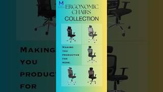 Ergonomic Office Chairs Collection || Magnaa Interiors #officechairs