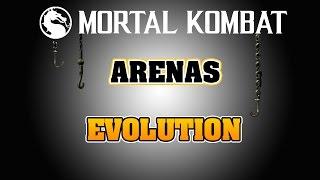 MORTAL KOMBAT arenas/stages evolution