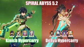 C0 Kinich Hypercarry & C3 Dehya Hypercarry | Spiral Abyss 5.2 | Genshin Impact