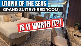 Utopia of the Seas Grand Suite Stateroom (1-Bedroom GS) | FULL Cabin Tour (2024)