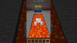 Lava VS All Minecraft Armor | #minecraft #gaming #minecraftshorts #shorts #shortvideo