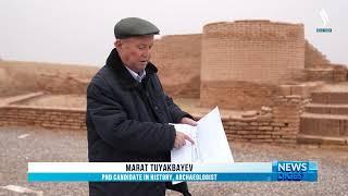 Scientists study Sauran swinging minarets in Turkistan region | Silk way TV