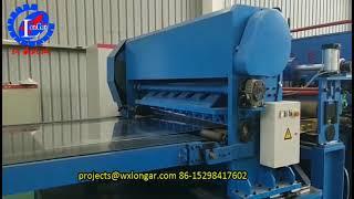 0.8-6mmx1800mm Aluminum Coil Flying Shear Cut To Length, Flying Shear Sheet Metal Cutting Machine