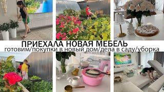 УРАПРИЕХАЛА НОВАЯ МЕБЕЛЬ️ВКУСНО ГОТОВИМНАВОДИМ КРАСОТУ И ПОРЯДОК В ДОМЕНАХОДКИРАБОТЫ В САДУУЮТ