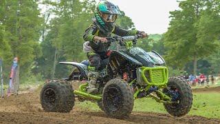 Jaxon Roberts Wide Open on his 90CVT at Briarcliff MX!