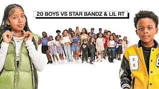 20 BOYS VS 2 RAPPERS : LIL RT & STARBANDZ