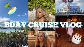 VLOG | bday cruise trip ! ( cruise , bahamas , birthday things )