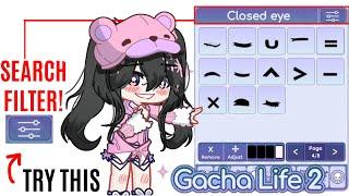 THIS IS A NEED!! | Search Filter in Gacha Life 2