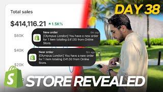 REVEALED $48,321/Sales Products & Store | 0 to $100k Dropshipping Challenge (DAY 38)