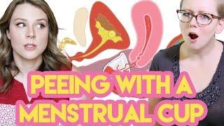 Peeing with a Menstrual Cup