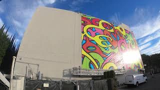 Ed Massey Mural Installation Timelapse - Samy's Camera Los Angeles