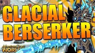 How to get NEW Glacial Berserker CLASS FREE AQW AdventureQuest Worlds