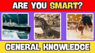 How Smart Are You?  | Ultimate General Knowledge Quiz | 50 Fun Trivia Questions 