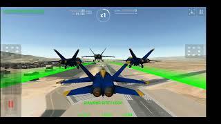 Blue Angels: Aerobatic sim flight simulator [GamePlay] another Rortos game