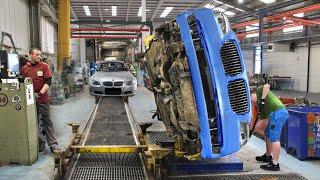 Inside Massive German Recycling Factory Striping Down Thousand of Expensive BMWs