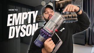 How to Empty Dyson Vacuum ( Dyson V10 and similar models)