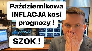  SZOK ! Październikowa Inflacja Kosi Prognozy ! 