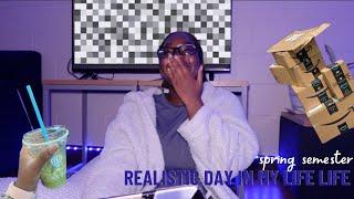 REALISTIC day in my life as a college student | classes, work, recruitment, essays