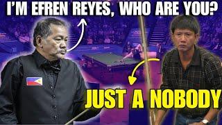 Efren Reyes Faces the Unknown Legend: Boy Samson