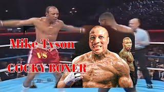 Iron Mike Tyson vs Cocky Boxer James Smith