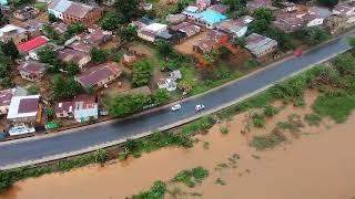 Le niveau des eaux de kalamu à boma pendant la pluie de ce matin.. le niveau ne fait que monté