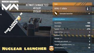 Modern Warships RPK-1 Vikhr nuclear launcher battlepass october 2023 damage test 4x f126