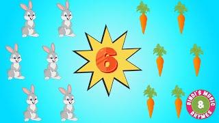 Number 6 Song | Learn Counting - Nursery Rhymes for kids | Bindi's Music & Rhymes