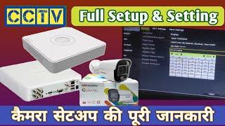 CCTV Complete Setup and Setting || Hikvision  DVR Settings || Full CCTV Camera Setup ||