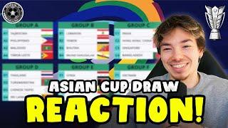 2027 ASIAN CUP QUALIFIERS DRAW REACTION!