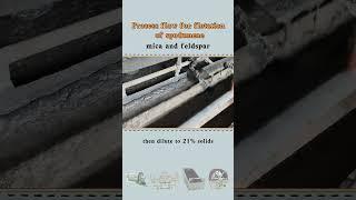 What is the process flow for flotation of spodumene, mica and feldspar?