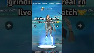 grinding to unreal rn #fortnite