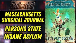 MASSACHUSETTS SURGICAL JOURNAL - PARSONS STATE INSANE ASYLUM Magazine Location | FALLOUT 4