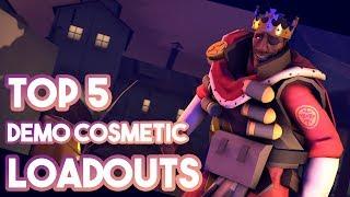 Top 5 TF2 Demoman Cosmetic Loadouts!